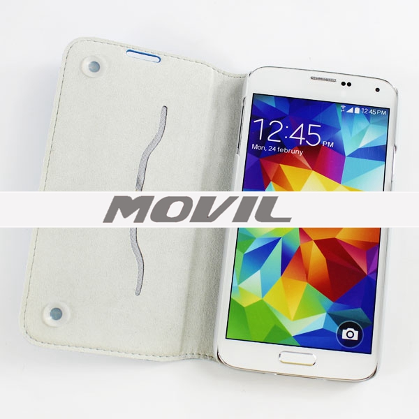 NP-1994 PU leathe funda para Samsung Galaxy S5 G900F-4